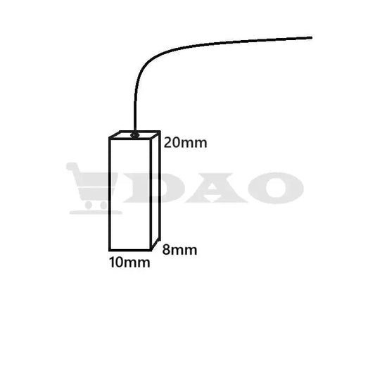 Perii colectoare din carbon - cupru, 10x8x20 D14, pentru aeroterme, electromotoare, alternatoare auto - DAO Shop