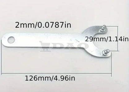 Piulita flex cu flansa universala,3 piese, flanse polizor unghiular cu cheie montaj inclusa - DAO Shop