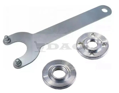 Piulita flex cu flansa universala,3 piese, flanse polizor unghiular cu cheie montaj inclusa - DAO Shop