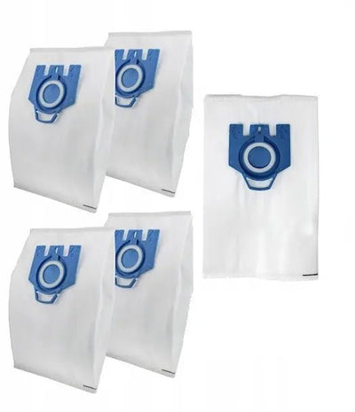 Set 5 saci sintetici DAO compatibili aspirator Miele 3D Complete C3 C2 Classic C1, Hoover, textil, alb, 17x29cm - DAO Shop