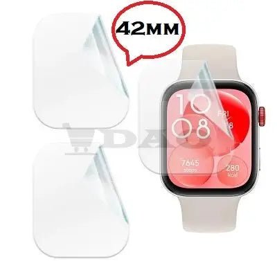 Set 3 folii silicon DAO, 42mm, transparente, anti - pete, hidrofobe - DAO Shop